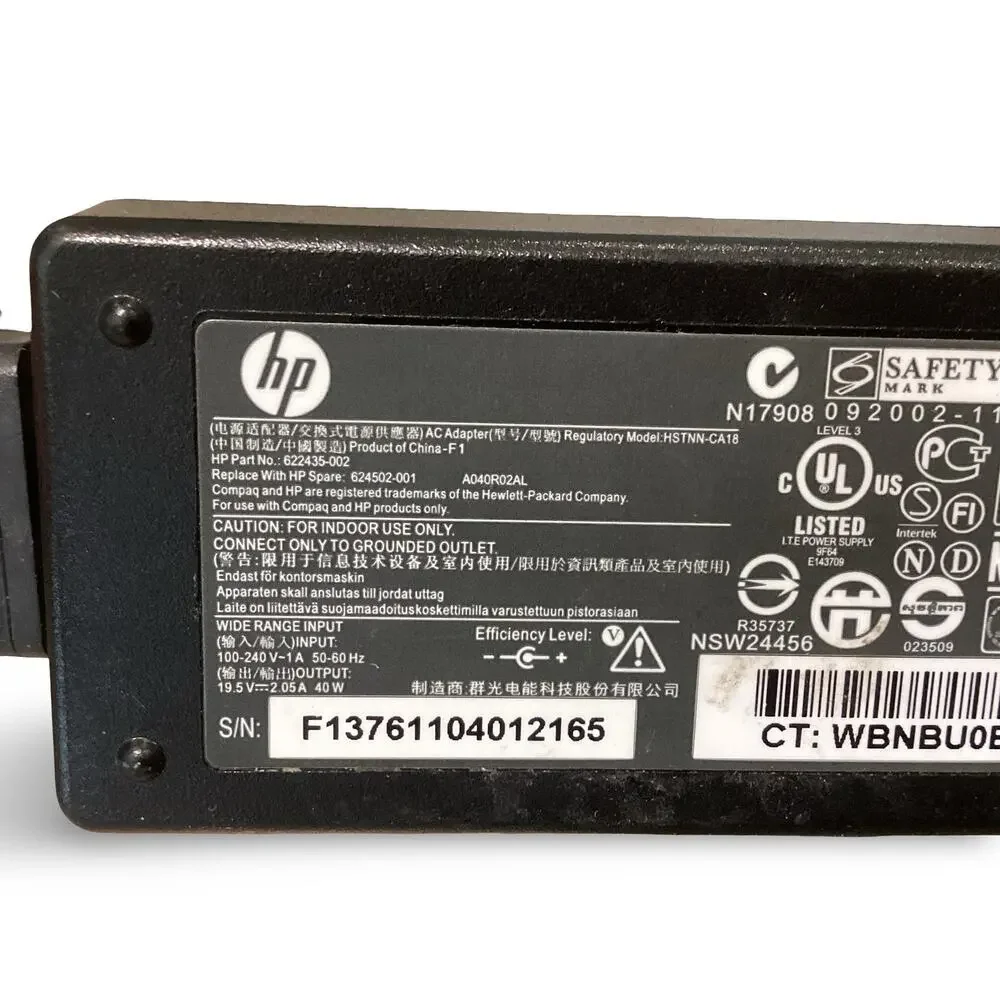 Genuine HP 19.5V 2.05A Laptop Charger